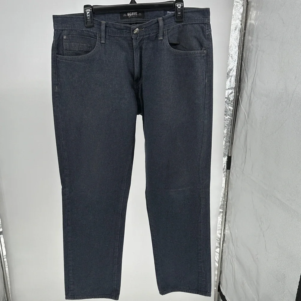 Agave Pragmatist Men's Dark Blue Straight Jeans